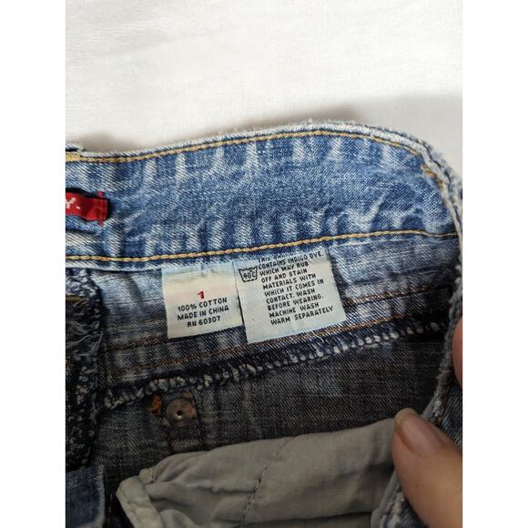 Union Bay Patchwork Jeans Skirt Light wash Sz S See Photos For Measurements - Picture 5 of 13